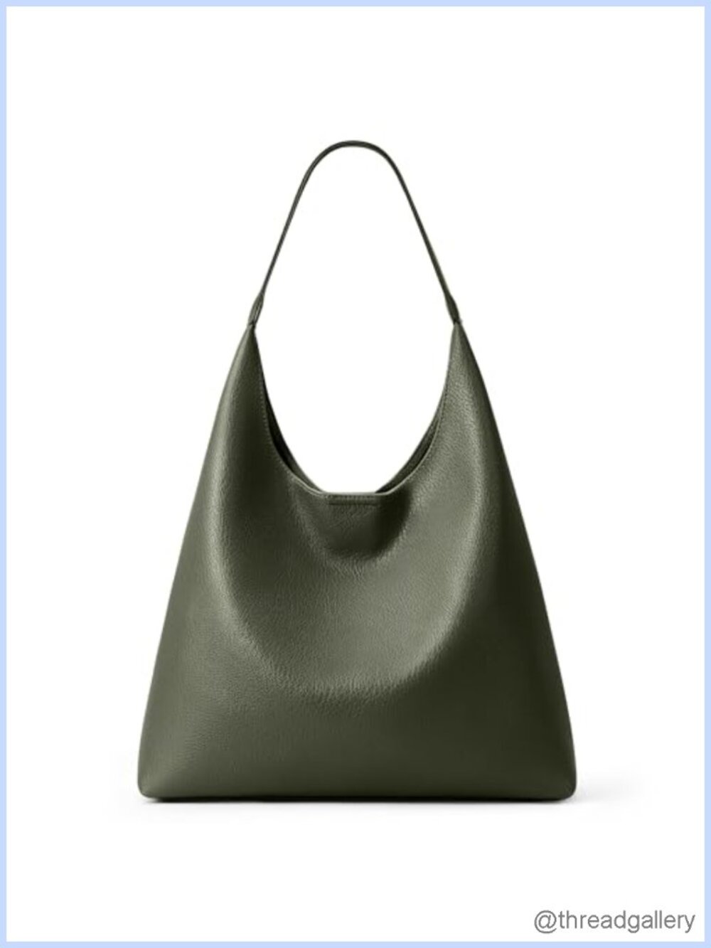 KALIDI Hobo Bag Vegan Leather Slouchy Tote Casual Shoulder Bag